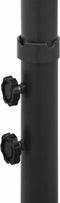 vidaXL - Parasol - dubbel - met - stalen - paal - 600 - cm - groen