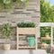 vidaXL - Tuinbak - met - Plank - 71x37x76 - cm - Massief - Vurenhout