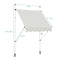 Coast Telescopische Luifel - Waterdicht - Verstelbare Hoogte 190-300 cm - Beige