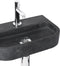 Differnz Ovale Small Fonteinset - Bluestone - 38 x 24 x 7 cm - Zwart