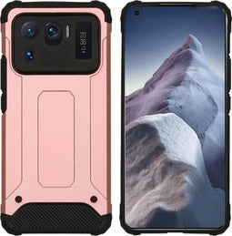 iMoshion Hoesje Geschikt voor Xiaomi Mi 11 Ultra Hoesje - iMoshion Rugged Xtreme Backcover - Rosé
