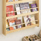 SoBuy KMB08-N - Boekenkast - 4 niveaus - L80 x H118 cm
