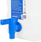 vidaXL - Watertank - met - kraan - 10 - L - kunststof - transparant