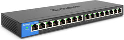 Linksys LGS116 - Netwerk Switch - Unmanaged - 16 Poorten - 1000 Mbps