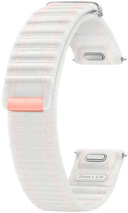 Samsung Galaxy Watch7 - Fabric Band - Zacht en ademend nylon - Wit (S/M)