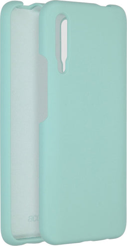 Accezz Liquid Silicone Backcover - Geschikt voor Huawei Y9s / Huawei P Smart Pro - Schokabsorberend - Turquoise