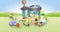PLAYMOBIL Junior - Dierenpension met voerautomaat - 22 x 21 x 16 cm (LxDxH)