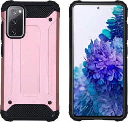 iMoshion Hoesje Geschikt voor Samsung Galaxy S20 FE Hoesje - iMoshion Rugged Xtreme Backcover - Rosé