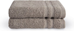 Byrklund Handdoeken set - Byrklund - 2-delig - 2x 30x50 - 100% katoen - Taupe