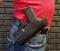BYRNA HD/SD pistol leather holster (3.1545)