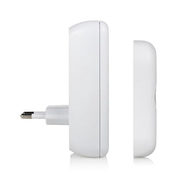 Byron DBY-22312 Draadloze deurbel - Ontvanger met stekker - Waterdicht - Wit - 150m Bereik - 80dB - 16 Melodieën