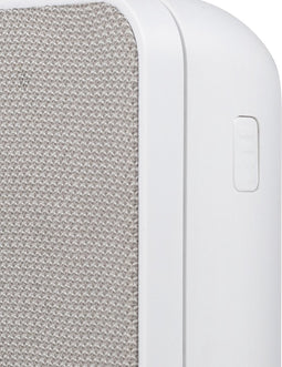 Byron DBY-22321 Draadloze deurbel - Ontvanger op batterijen - Waterdicht - Wit - 150m Bereik - 85dB - 16 Melodieën - Met mesh afwerking en visueel signaal