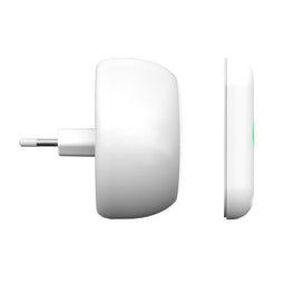 Byron DBY-23532 Draadloze deurbel - Ontvanger met stekker - Eigen melodie opnemen - Waterdicht - Wit 175m Bereik - 85 dB - 8 Melodieën