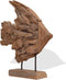vidaXL Vissenbeeld 40x12x57 cm teakhout