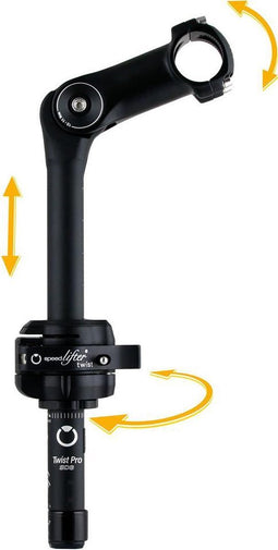 BySchulz stuurpenlift ahead 11/8 inch Twist Pro T11 25.4 mm/88mm