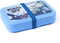 Amuse Plus - Tropical Teens - Lunchbox Large - Broodtrommel - Brooddoos- Koality Time - Blauw - In hoogte verstelbaar - Rekker inclusief - Made in Belgium