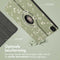 imoshion Tablet Hoes - Geschikt voor iPad Pro 12.9 (2022) / Pro 12.9 (2021) / Pro 12.9 (2020) / Pro 12.9 (2018) - 360° Draaibare Design Bookcase 3 inkepingen - Green Flowers