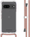 iMoshion Hoesje Geschikt voor Google Pixel 7 Hoesje Met Koord - iMoshion Backcover met koord - Rosé Goud