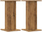 vidaXL - Speakerstandaards - 2 - st - 30x30x60 - cm - hout - artisanaal - eikenkleurig