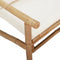 vidaXL - Tuinstoelen - 2 - st - met - crèmewitte - kussens - bamboe