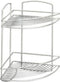 Everloc Push 'n Loc - Hoekrek Dubbel - Verchroomd - 21x36x26 cm