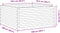 vidaXL - Plantenbak - 100x100x46 - cm - massief - douglashout