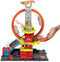 Hot Wheels City Mega Looping Brandweerkazerne - Speelset met aanpasbare looping - Inclusief 1 brandweerauto (1 stuk)