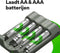 GP GP B421 - USB Lader - 4 AAA 850mAh - olijfgroen