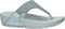 FitFlop Lulu Shimmer Lux - Dames teenslipper - Anatomisch voetbed - Licht blauw - Maat 38