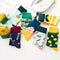 Smiling Socks® Fruit and Wine 7-Pack - Sokken Met Print - Antislip sokken - Kleurvol - Giftbox - Unisex - Cadeau voor haar | Leuke Sokken