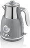 Swan SK31040GRN - Retro Waterkoker - 1,5L 3000W - Grijs