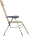 vidaXL - Campingstoelen - met - voetensteun - 2 - st - inklapbaar - textileen - crème