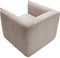 Liviza Fauteuil met armleuning Nuvio - Stof - Rechthoek Grijs - 69 cm , 97 cm , 92 cm