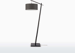 GOOD&MOJO Vloerlamp Andes - Zwart/Donkergrijs - 72x47x176cm - Scandinavisch,Bohemian - Staande lampen voor Woonkamer - Slaapkamer