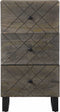 vidaXL - Dressoir - 40x33x75 - cm - massief - mangohout - zwart