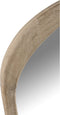 J-Line spiegel Onregelmatig - hout - naturel - large - 83 cm hoog