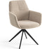 Furnihaus Milou - Draaibare Eetkamerstoel - Armleuning 360° draaifunctie - Beige