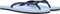 Indosole Flip Flop Color Combo - Vegan Teenslipper - Blauw - Maat 35/36