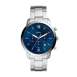 Fossil FS5792 - Polshorloge - 44 mm - Zilverkleurig