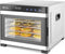 HENDI Voedseldroger Profi Line - 6 roosters - digitaal - 35-75°C - RVS Zwart