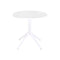Eettafel Home ESPRIT Wit Metaal Polypropyleen 80 x 80 x 75 cm