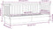 vidaXL - Slaapbank - zonder - matras - 90x190 - cm - massief - grenenhout - wit