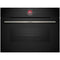 BOSCH CBG7341B1 - Multifunctionele oven Serie 8 - 12 verwarmingsmethoden 47 liter - Smart bediening