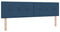 vidaXL - Hoofdbord - Met - Knopen - Tufted - Blauw - 180 - cm