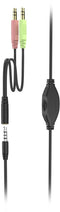 Hama HS-P150 V2 - PC-Office-headset - Flexibele microfoonarm - Zwart