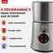 DistinQ® Melkopschuimer - Inductiemelkopschuimer Elektrisch 500 Watt - 4 Programma's