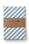 Studio Ditte Strepen Hoeslaken - 90 x 200 cm - Steenblauw