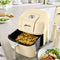Swan Retro Heteluchtfriteuse - Creme - 6 Liter