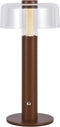 V-TAC VT-1049-M4 Bruine Oplaadbare tafellamp - Zand - IP20 - 1W - 100 Lumen - 3000K