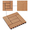 vidaXL - Terrastegels - 30x30 - cm - 1 - m² - HKC - teakkleur - 11 - st